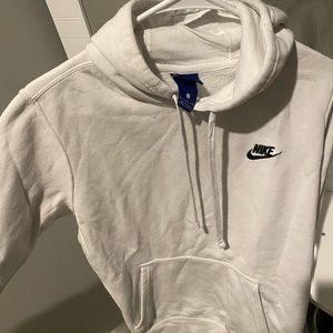 White Nike sweatshirt